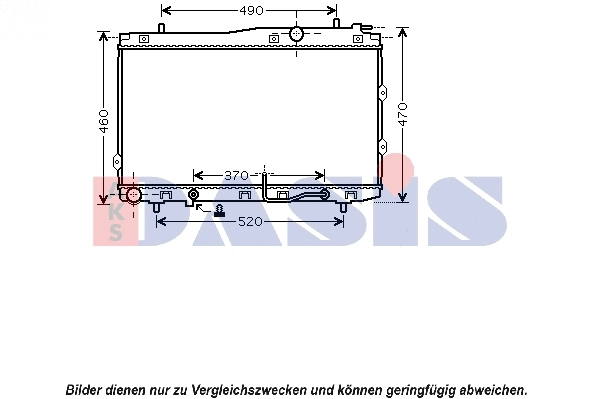 Radiator, engine cooling (510087N)