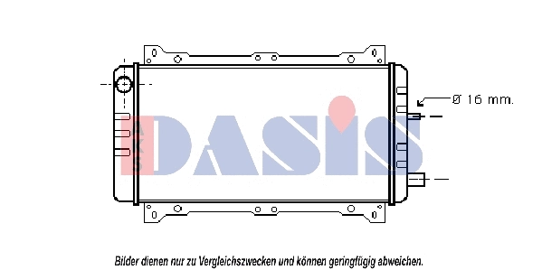 Radiator, engine cooling (090034N)