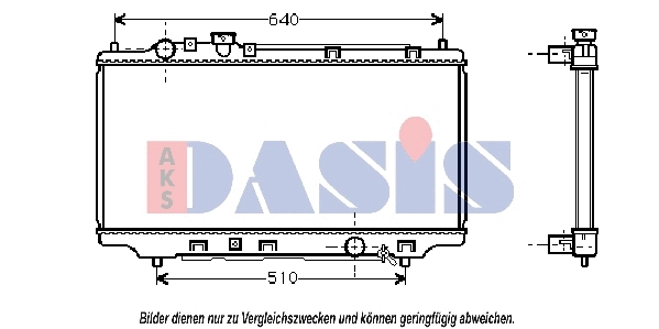 Radiator, engine cooling (119532N)
