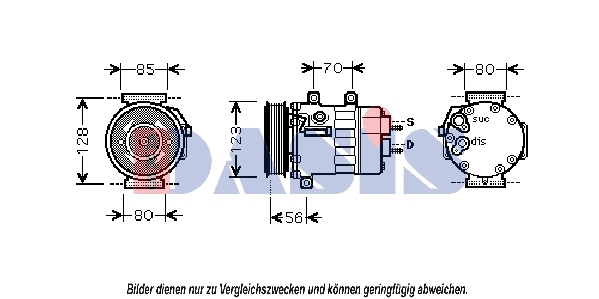 Compressor, air conditioning (851815N)