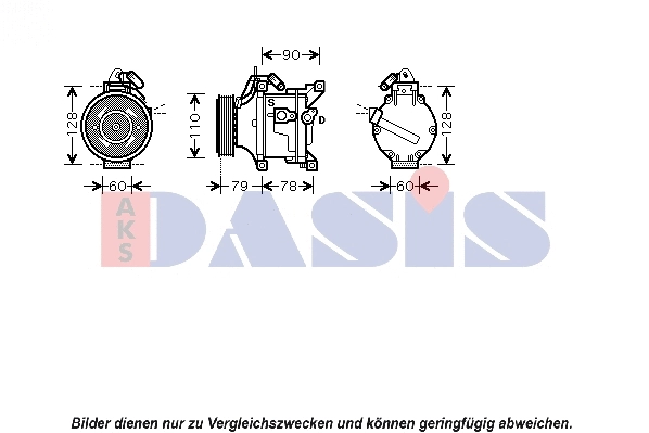 Compressor, air conditioning (851093N)