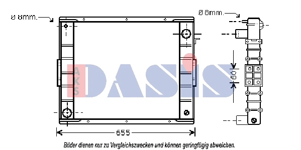 Radiator, engine cooling (400290N)