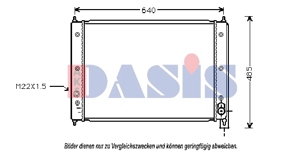 Radiator, engine cooling (240400N)