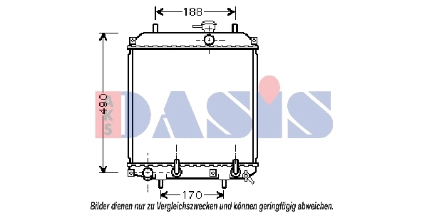 Radiator, engine cooling (360013N)