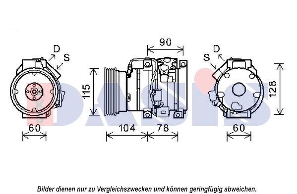 Compressor, air conditioning (852636N)