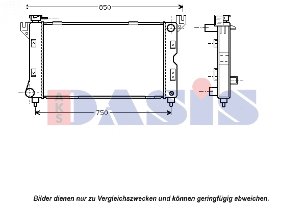 Radiator, engine cooling (520016N)