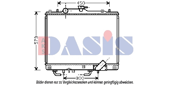 Radiator, engine cooling (140012N)