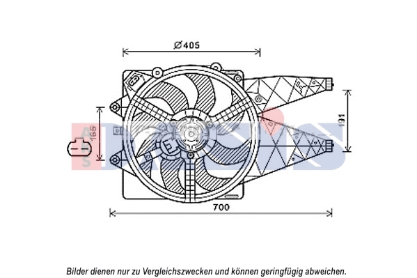 Fan, engine cooling (088105N)