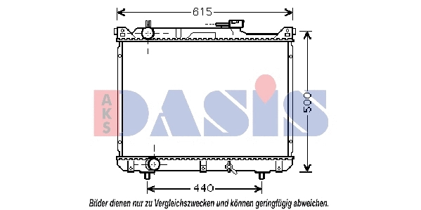 Radiator, engine cooling (320026N)