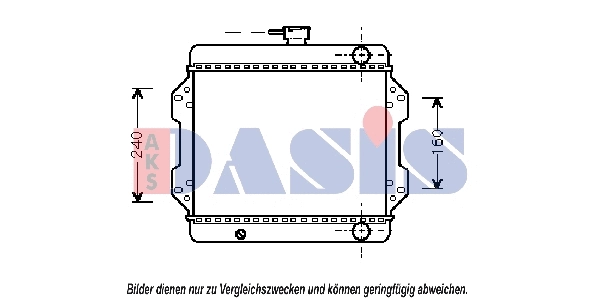 Radiator, engine cooling (320030N)