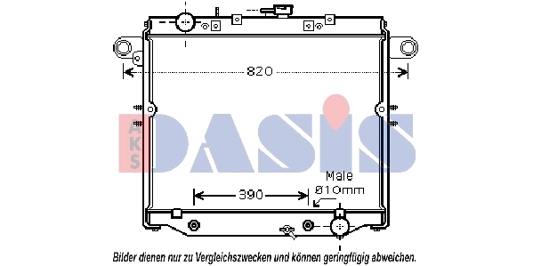 Radiator, engine cooling (210173N)