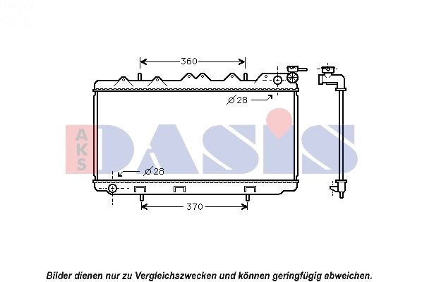 Radiator, engine cooling (070141N)