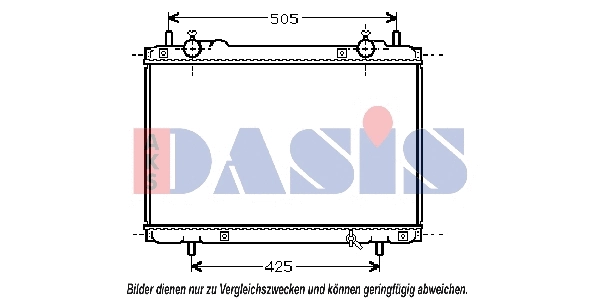 Radiator, engine cooling (081360N)