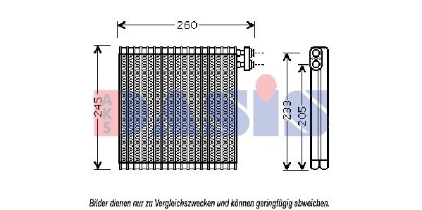 Evaporator, air conditioning (820316N)
