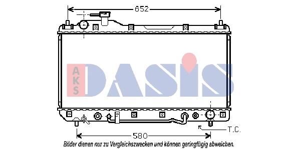 Radiator, engine cooling (210096N)