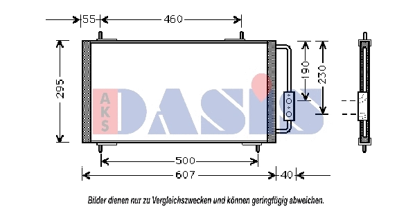 Condenser, air conditioning (022290N)
