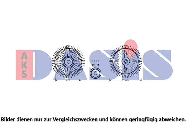 Clutch, radiator fan (158070N)