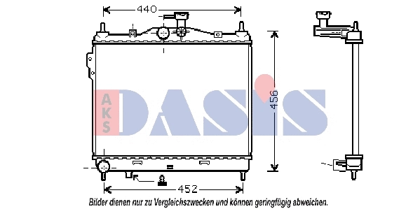 Radiator, engine cooling (510028N)