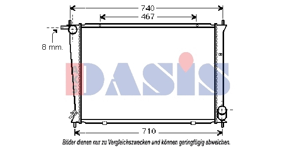 Radiator, engine cooling (560038N)