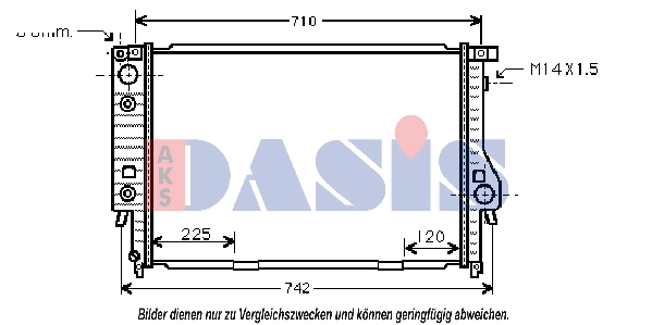 Radiator, engine cooling (051800N)