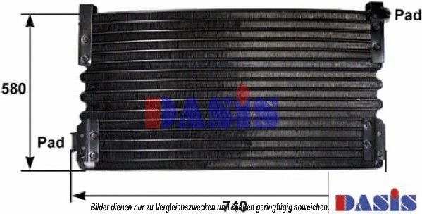 Condenser, air conditioning (282000N)