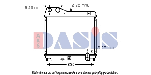 Radiator, engine cooling (100026N)