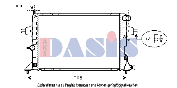 Radiator, engine cooling (150046N)