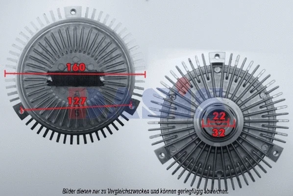Clutch, radiator fan (058250N)