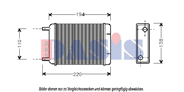 Heat Exchanger, interior heating (029140N)