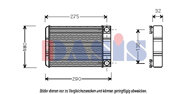 Heat Exchanger, interior heating (129009N)