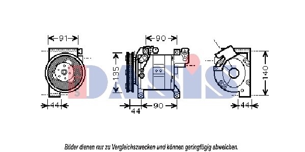 Compressor, air conditioning (851827N)