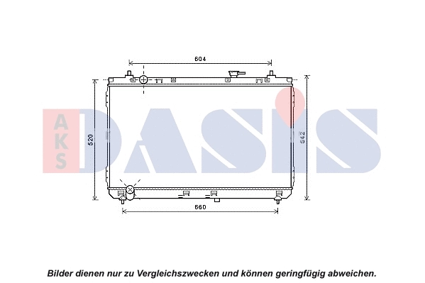 Radiator, engine cooling (510173N)