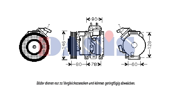 Compressor, air conditioning (850850N)