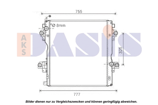 Radiator, engine cooling (210229N)