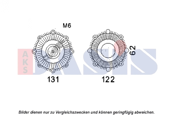 Clutch, radiator fan (218079N)
