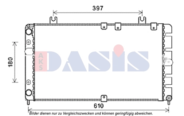 Radiator, engine cooling (490015N)