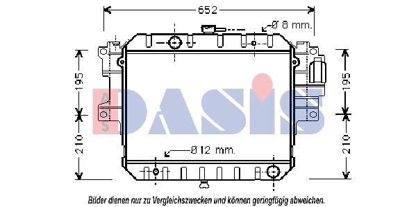 Radiator, engine cooling (360320N)