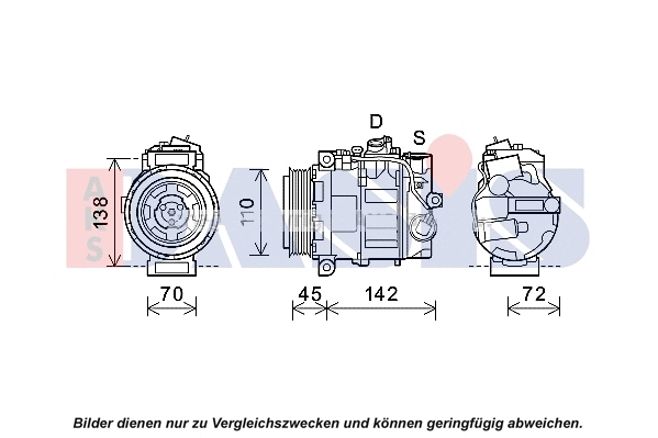 Compressor, air conditioning (852714N)