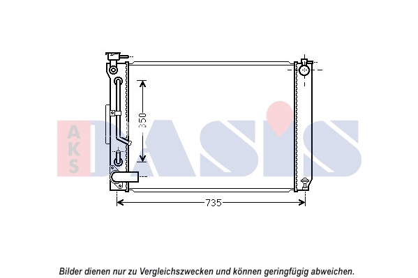 Radiator, engine cooling (210252N)