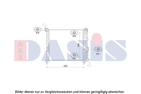 Radiator, engine cooling (150109N)