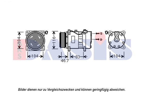 Compressor, air conditioning (852642N)