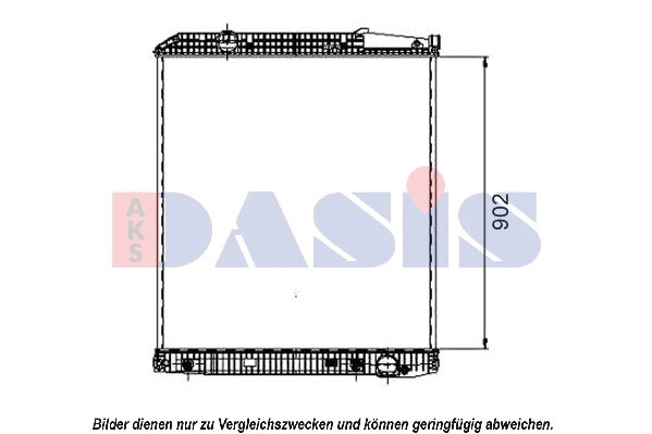 Radiator, engine cooling (132080S)