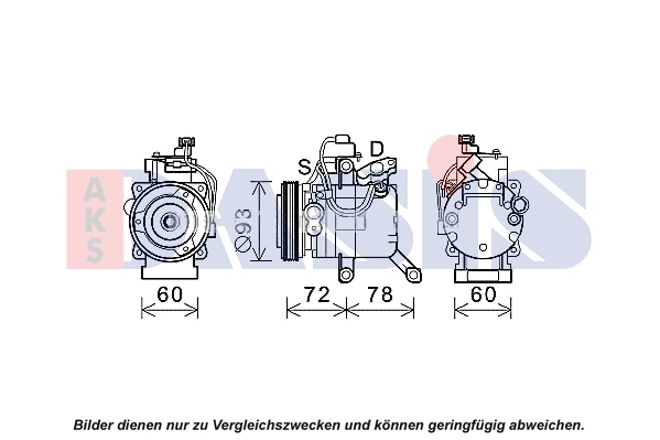 Compressor, air conditioning (852805N)