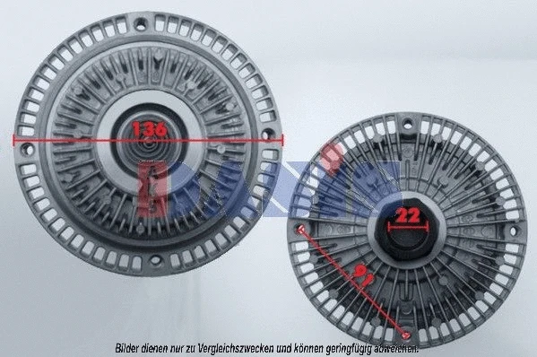Clutch, radiator fan (486120N)