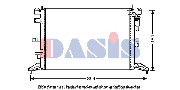 Radiator, engine cooling (180068N)