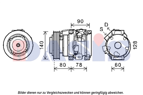 Compressor, air conditioning (852623N)