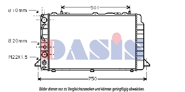 Radiator, engine cooling (481380N)