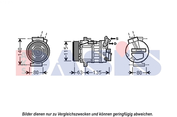 Compressor, air conditioning (852606N)