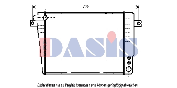 Radiator, engine cooling (050450N)