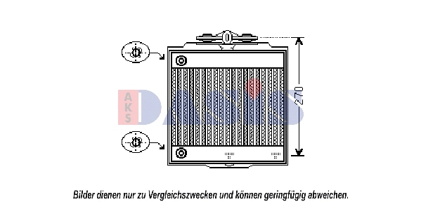 Radiator, engine cooling (050051N)